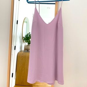 Superdown Amal Backless Dress Lavendar